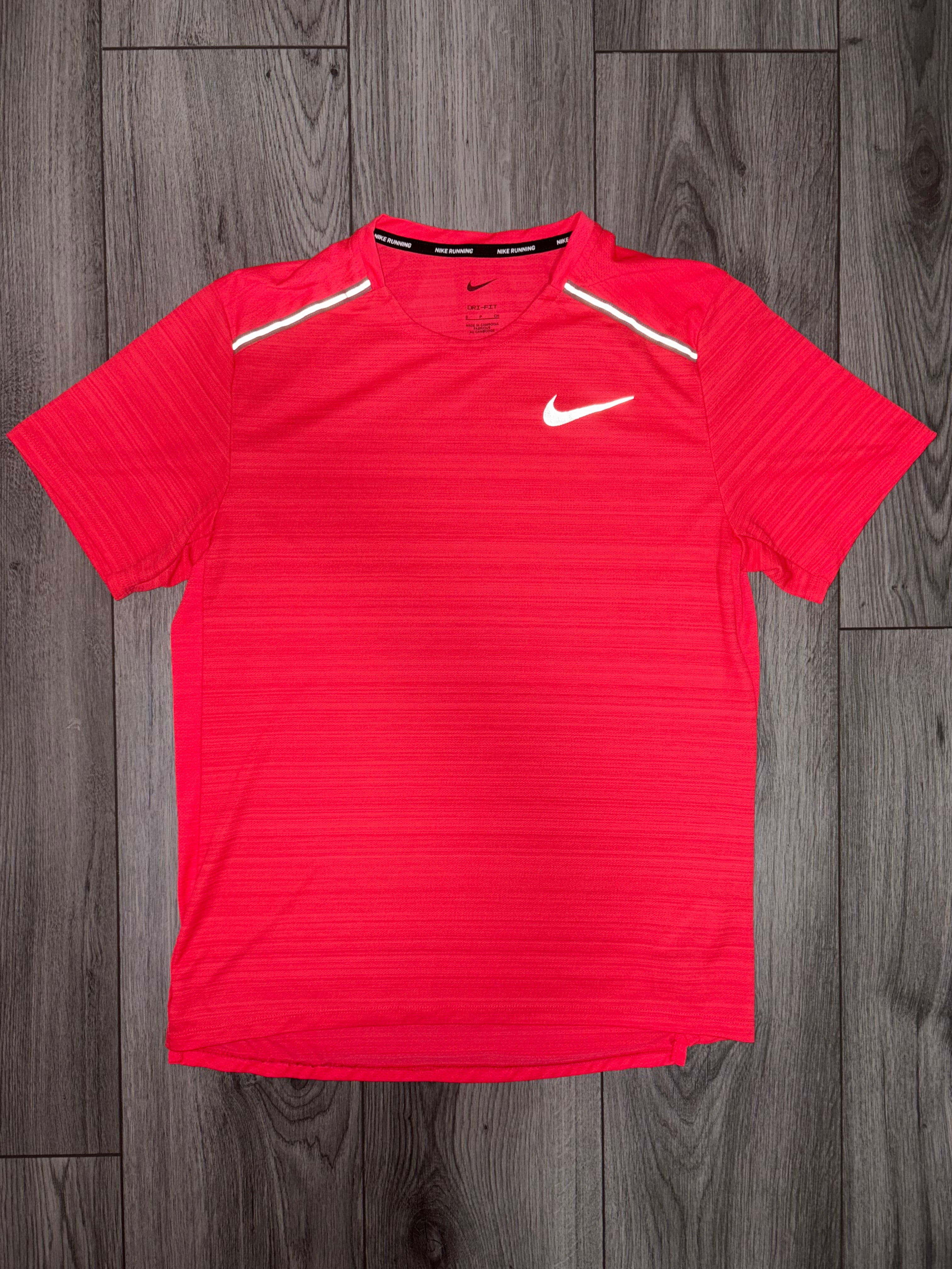 Small Neon Pink Nike Miler Set