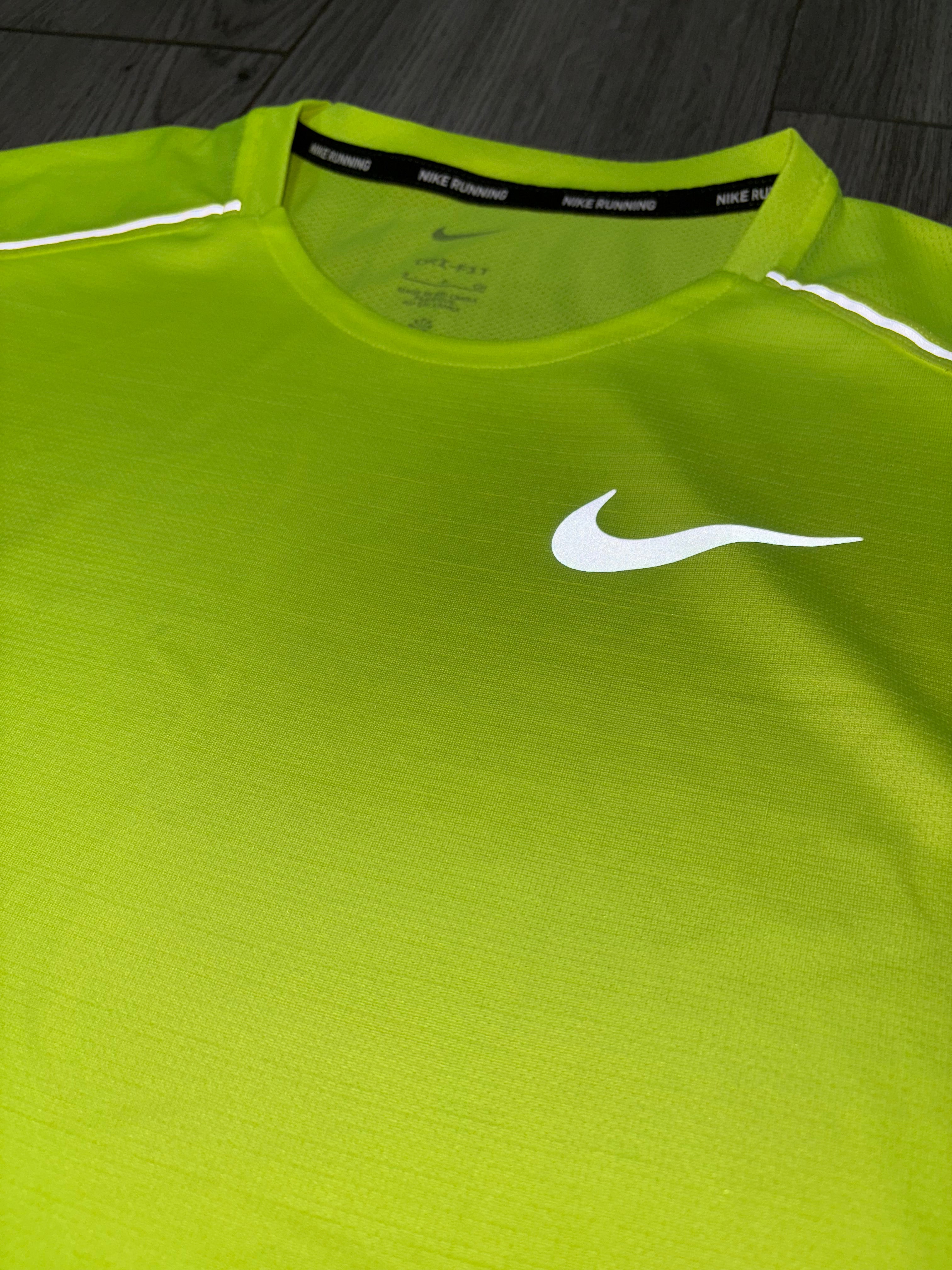 Small Neon Green Nike Miler Set
