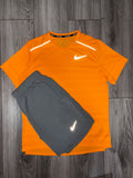 Medium Orange Nike Miler Set