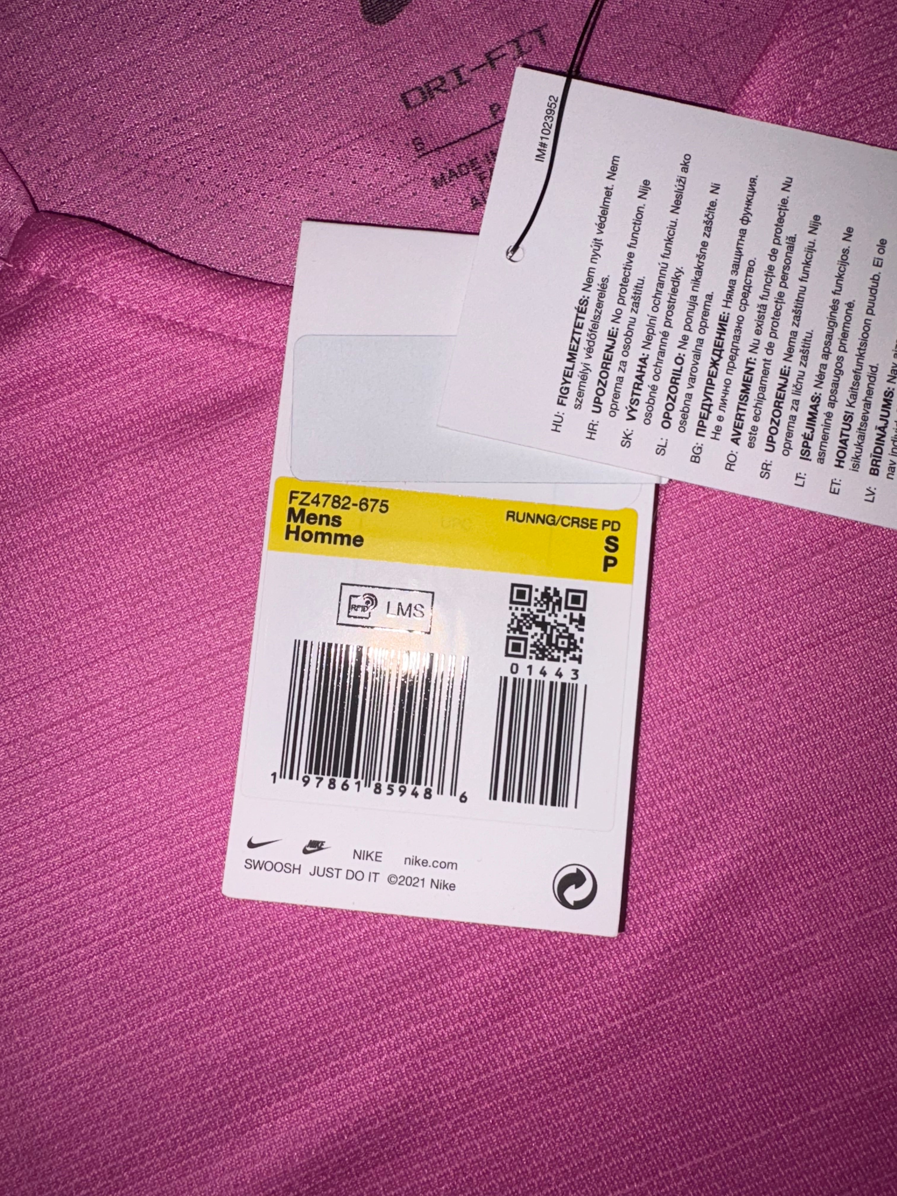 Small Pink Nike Miler Set