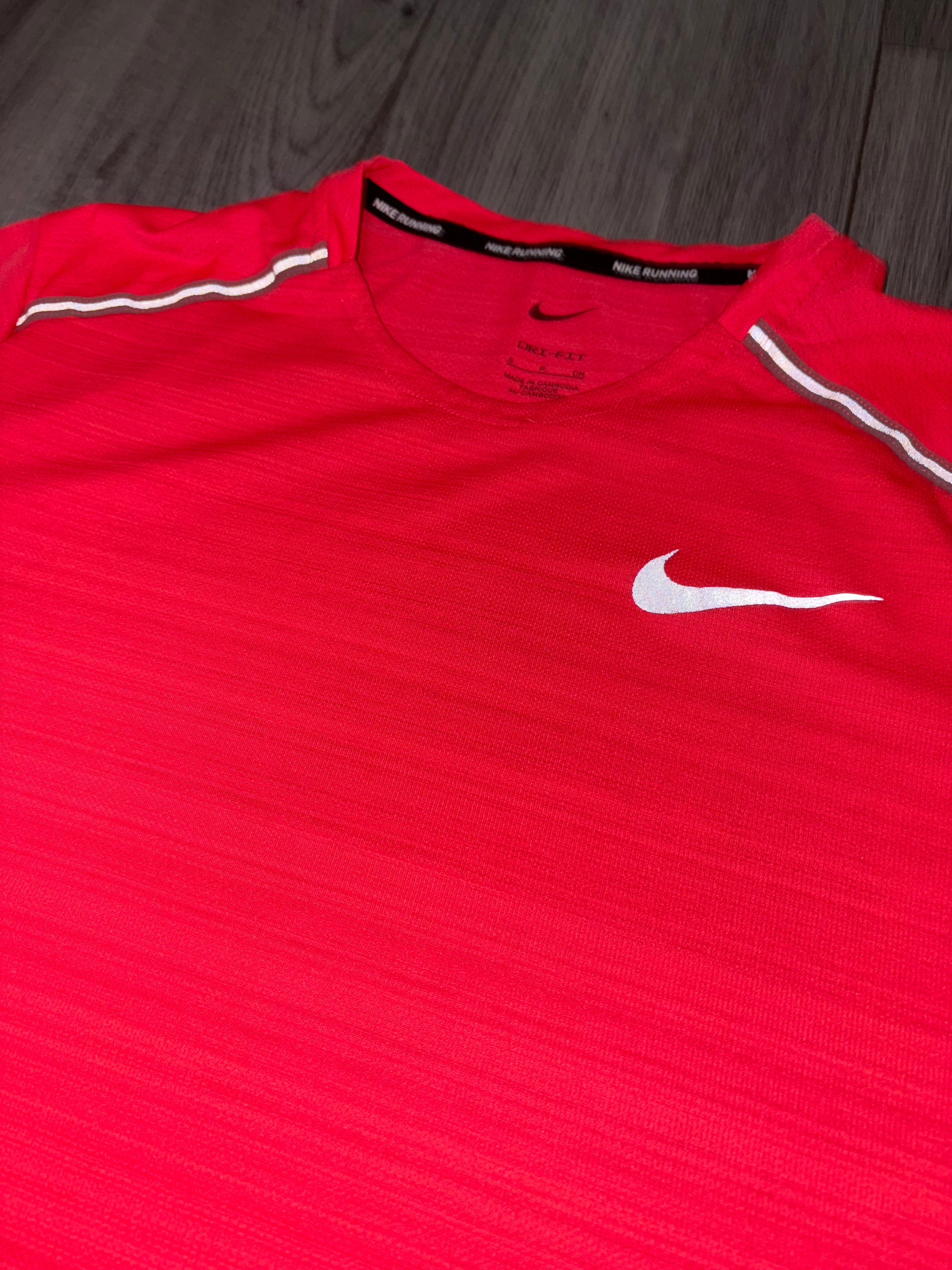Small Neon Pink Nike Miler Set