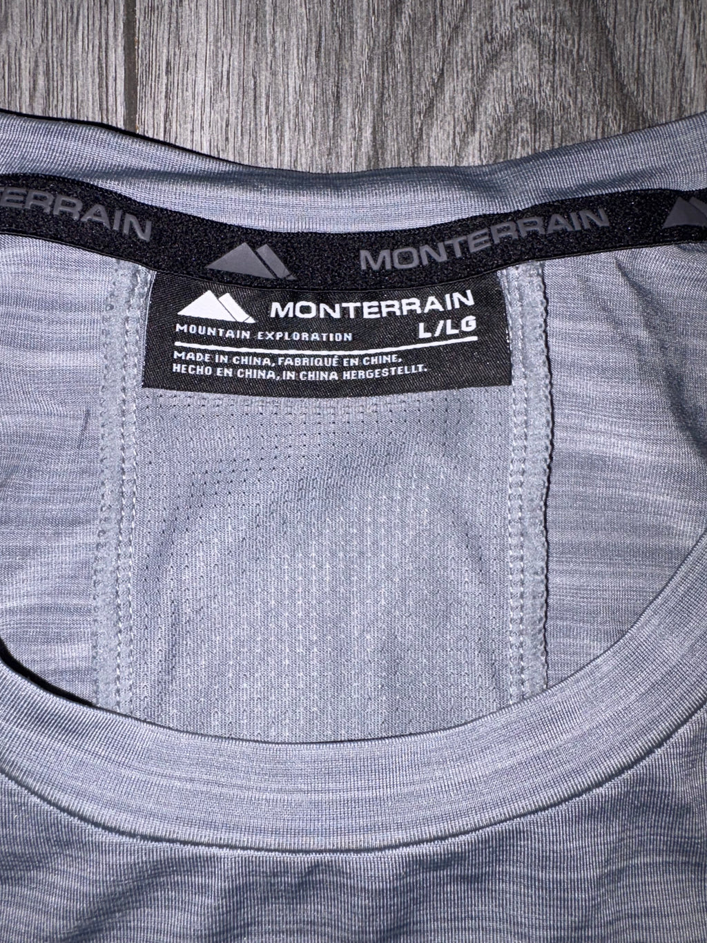Large Grey Monterrain T-Shirt