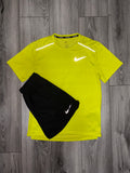 Small Yellow Nike Miler Set