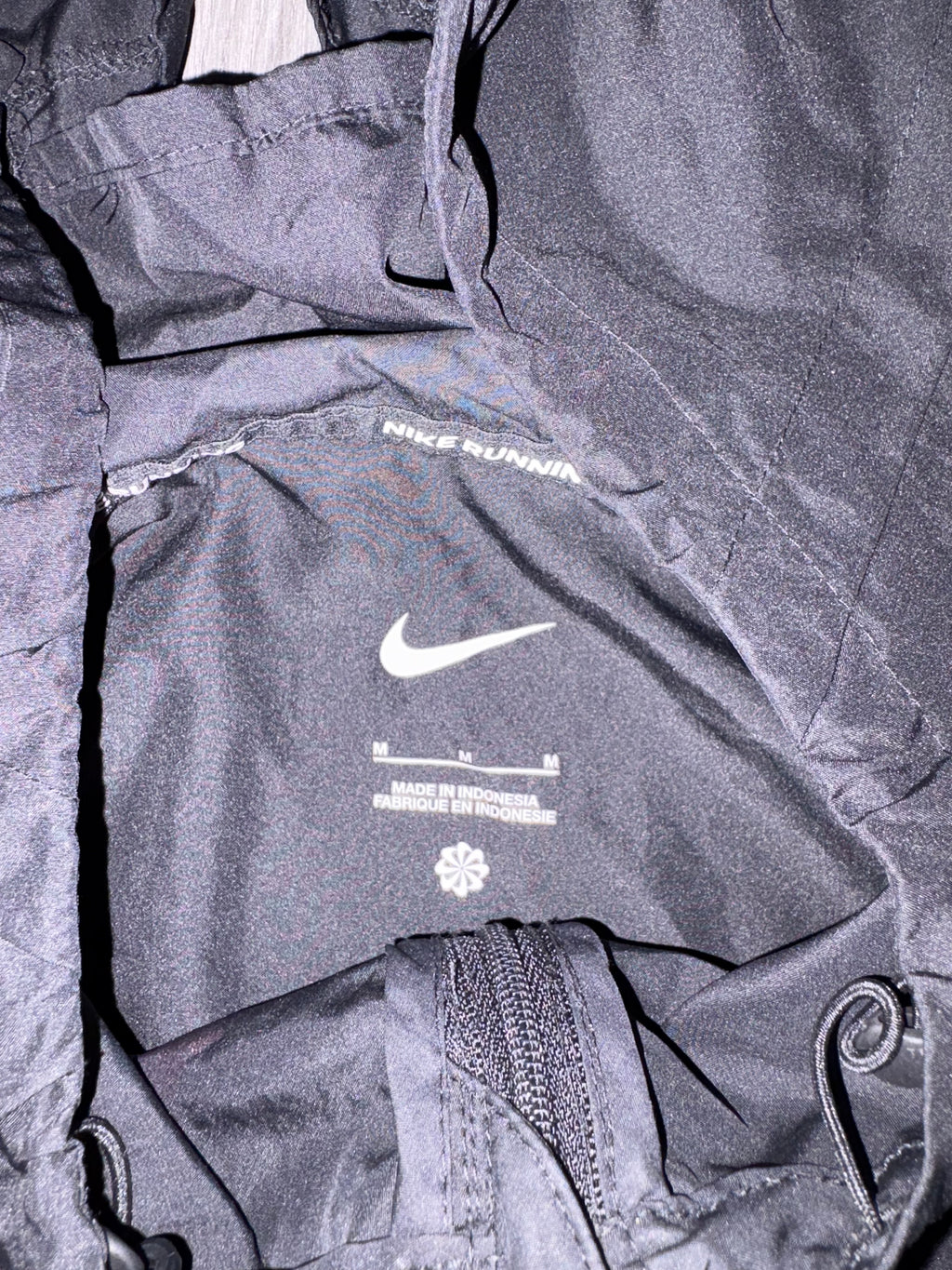 Medium Nike Miler Black Running Jacket