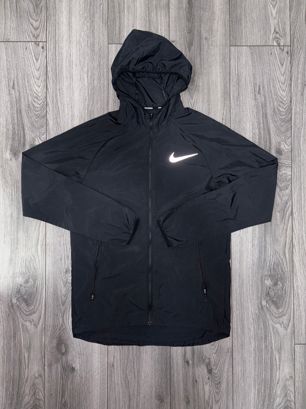 Small Nike Miler Black Running Jacket